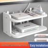 Wall-Mounted Router & Set-top Box Storage Shelf