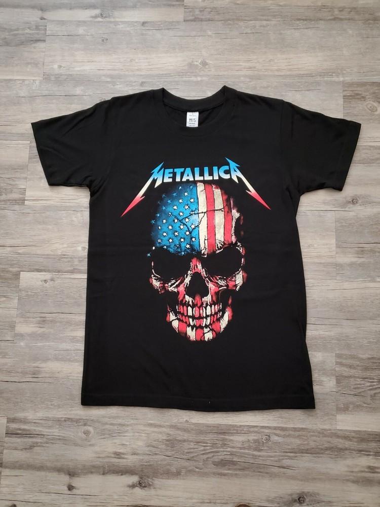 NEW METALLICA USA SKULL T SHIRT Unisex T-Shirt XL
