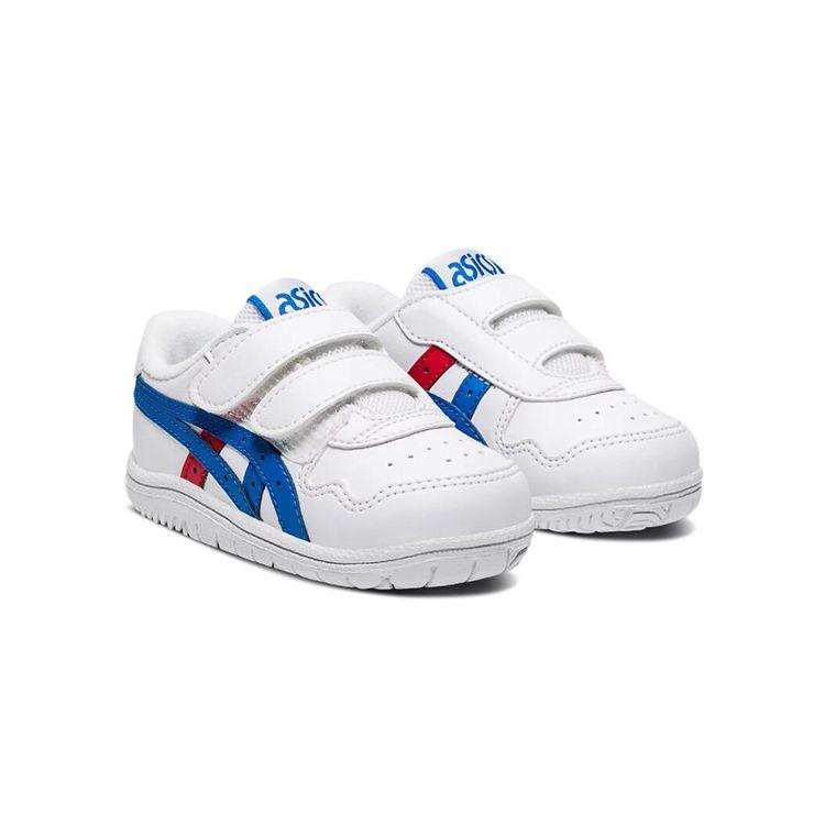 Asics Japan S Velcro Casual Low-Top Skate Shoes Baby Sneakers White Blue 1194A082-139