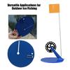 Pack of 2 Ice Fishing Flags Ice Fishing Flags Indicators Ice Fishing Tip Up Flags Set Cold Resistant For Winter Fishing