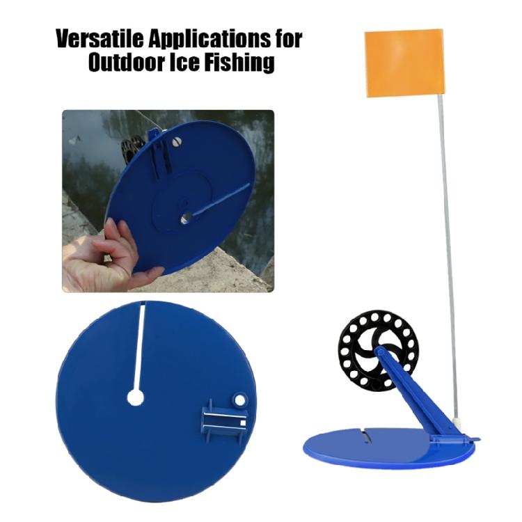 Pack of 2 Ice Fishing Flags Ice Fishing Flags Indicators Ice Fishing Tip Up Flags Set Cold Resistant For Winter Fishing