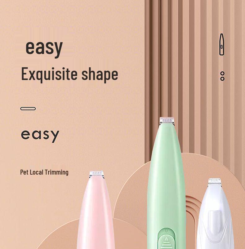 Universal Pet Hair Trimmer for Cats and Dogs - Wide Blade for Ears, Paws, Head, and Toes.