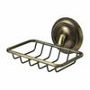 Openwork Deco Soap Dish, Antique Brass Color