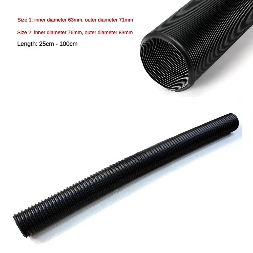 Car Cold Air Intake Tube Kit 2.5inch 3inch Flexible Air Inlet Duct Pipe System 50mm 63mm 76mm Universal  Air Intake Kit