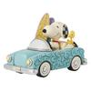 JIM SHORE Snoopy & Woodstock Car Surfing 6016272