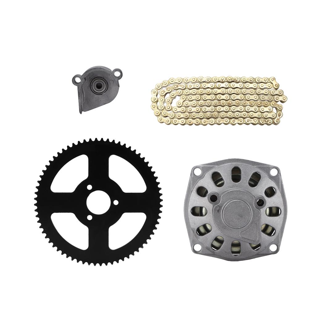 6T Clutch Drum Gear Box 68T Rear Chain Sprocket 25H Chain for 2 Stroke 47cc 49cc Minimoto Pocket