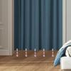 6PCS Practical Windproof Crystal Tablecloth Weight Heavy Duty with Metal Clip Tablecloth Clip Shining Tablecloth Hanger Curtains