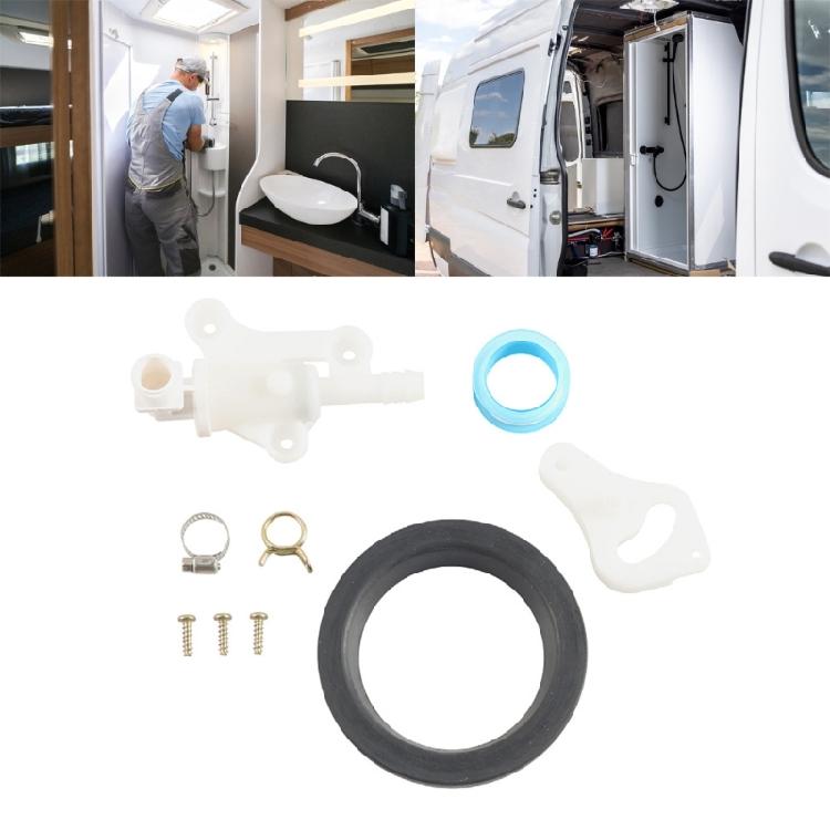 34100 RVs Campers Toilet Water Assembly Valves Kit with Screws for Thetford Style Lite Replacement Accessories