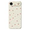 For iPhone 17 Air Case Red Cherry Pattern Printing Straight Edge TPU Phone Back Cover
