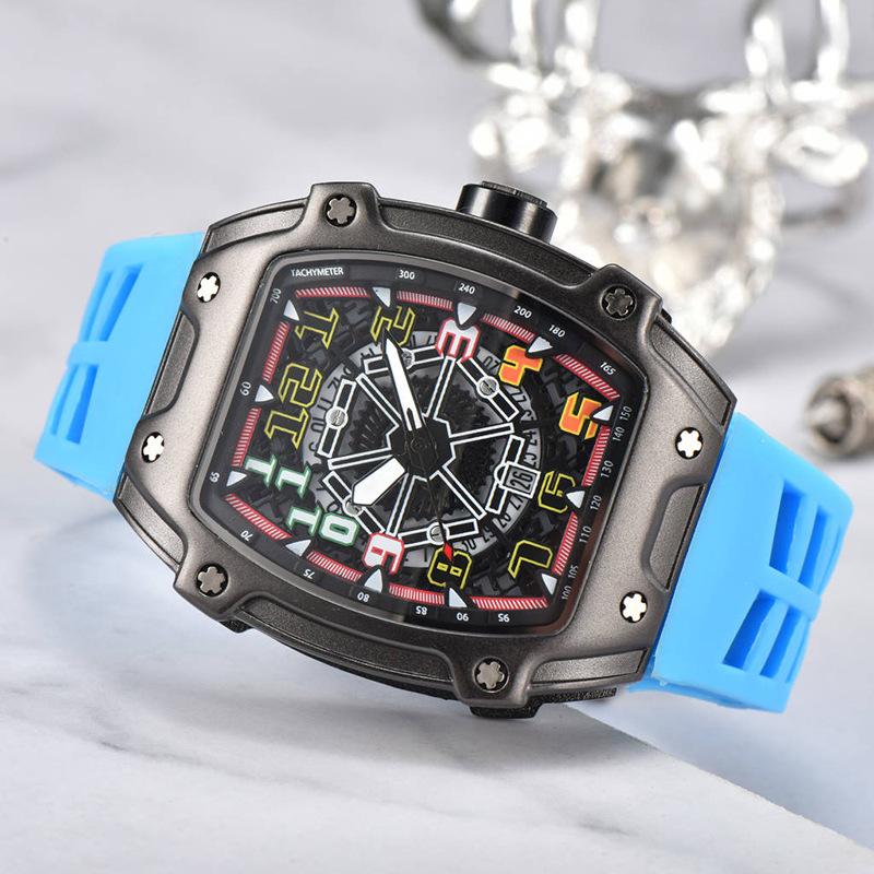 Cross-border Foreign Trade Men's Watch Men's Luminous Quartz Watch Personalized Internet Celebrity J Wine Barrel Fashion Watch