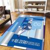 Re Zero Pattern Carpet for Living Room Play Floor Carpet Beds Birthday Gifts Gifts HE224