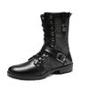 2025 New autumn Men's Boots Outdoor trendy anti slip Footwear Fashion warm boot Round headed casual male shoes Botas Zapatos