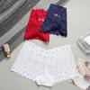 Große Größe frauen Spitze Höschen Weibliche Sexy Spitze Boxer Briefs Frauen