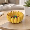 3D Printed Fruit Bowl Banana Bowl, Large Capacity Tray Holder, Decorative Shape Food Serving Plate for Kitchen, Dining Table Living Room Holder