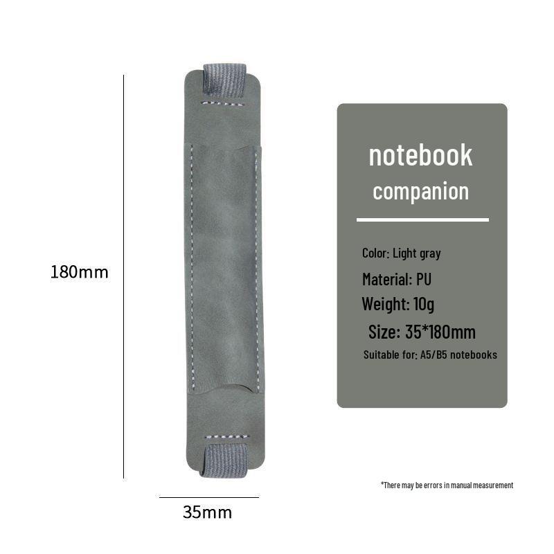 A5 Universal Pen Sleeve - Strap-Type Protective Case for Neutral & Capacitive Pens, Anti-Loss & Anti-Wear Steel Design