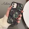 Camouflage Pattern Phone Case for iPhone 11 12 13 14 Pro Max mini X XR XS SE 2020 6S 7 8 Plus Samsung Galaxy S21 S22 Cover coque