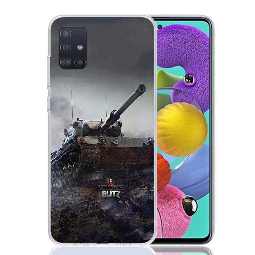 World of Tanks Phone Case For Samsung Galaxy A52 A32 A22 A12 A02S A50S A30S A51 A31 AA71 Note 20 Ultra 10 S10 Plus Galaxy A52 A4