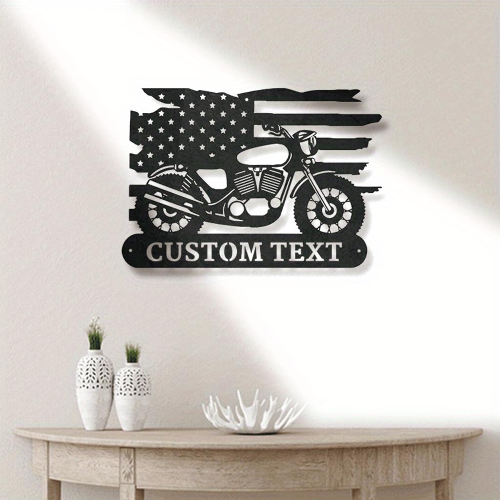 Personalized Custom Metal Sign for Davidson Motorcycle Garage Decor Name Plaque Gift for Bike Enthusiasts