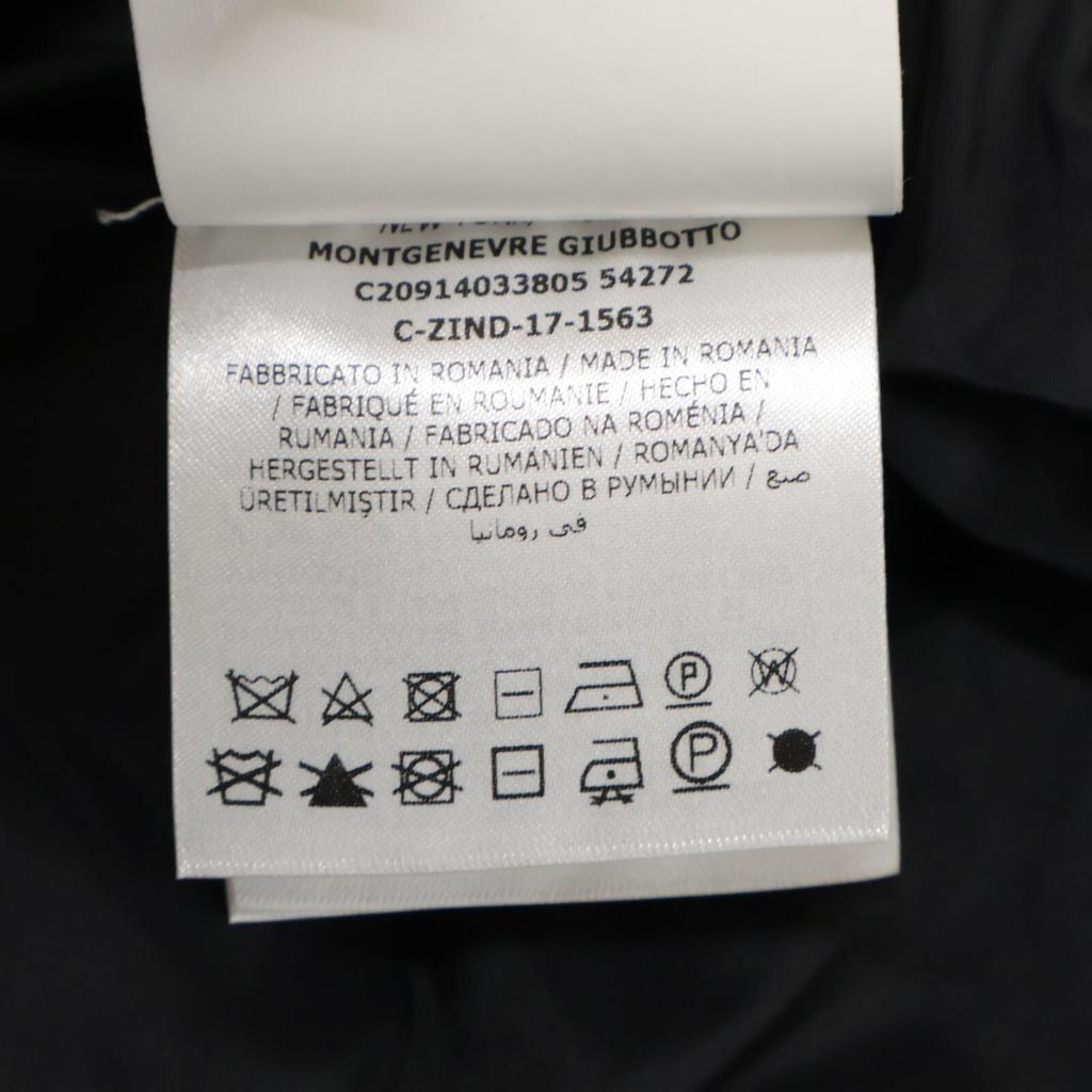 Moncler Im Inland autorisierte Montgenevre Daunenjacke Jacke 0 schwarzGebraucht