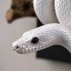 Gothic Accent 3D Metallic Snake Sculpture Reptile Themed Python Hanging Decor  Indoor Outdoor Decor