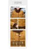 Plus-Thick Cotton-Padded Winter Jacket for Middle-Aged and Elderly Women with Stand-Up Collar