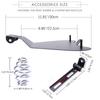 1 SET Motorcycle Retro  Leather Solo Seat+3" Spring Bracket for Harley Custom Chopper Sportster Bobber Honda Yamaha