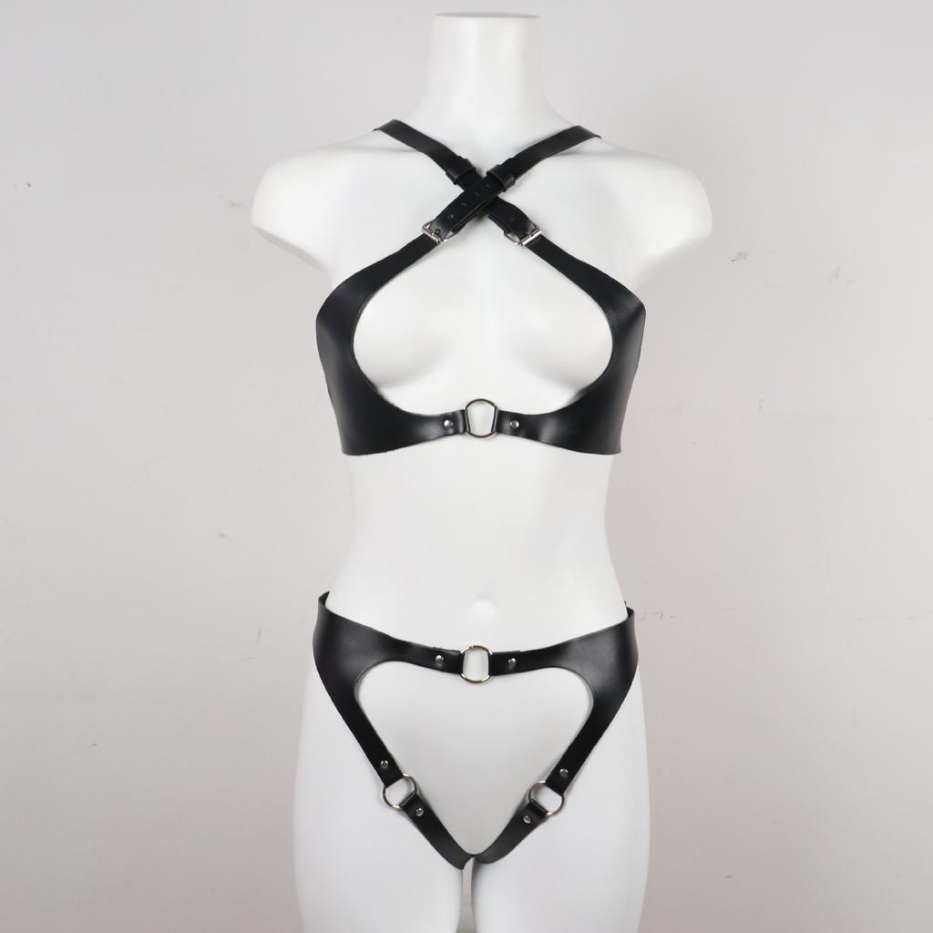 Women Sexy Body Harness Belt Bdsm Bondage Lingerie Garter Belt Leather Leg Harness Punk Gothic Fetish Clothing SKINYANG MY822