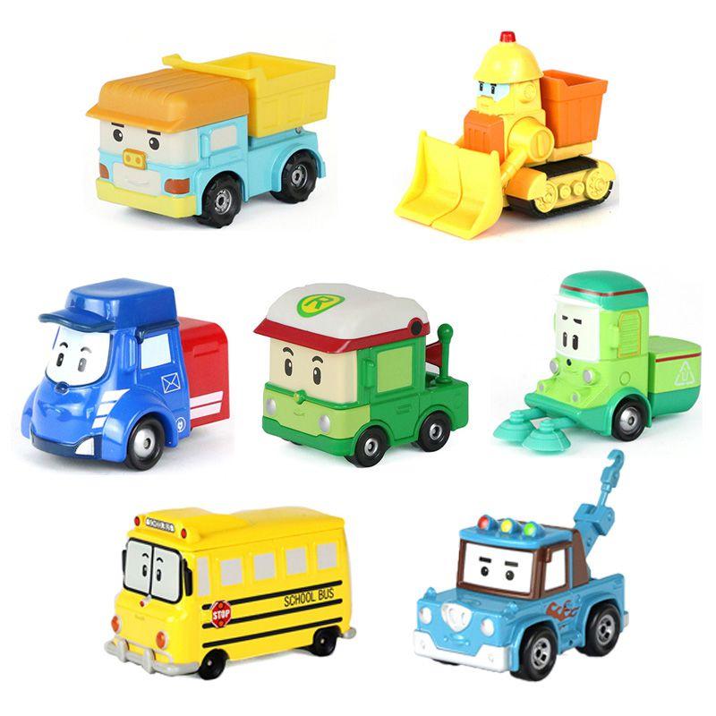 19 Styles New Robocar Poli Mini Vehicle Car Bus Toys South Korea Kids Gift Toy