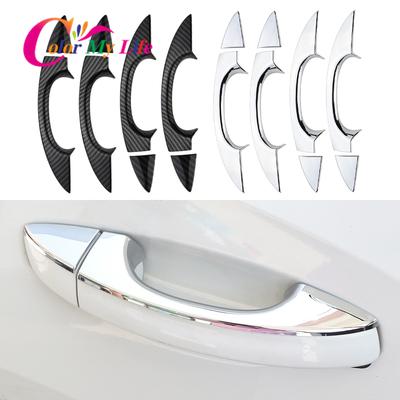 Car Exterior Door Handle Cover Trim Sticker for Volkswagen VW Troc T-roc  2018    2022 2023