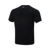 Li-Ning Moisture Wicking Quick Dry Casual Short Sleeve T-Shirt Unisex Tops Black AHSV439-1