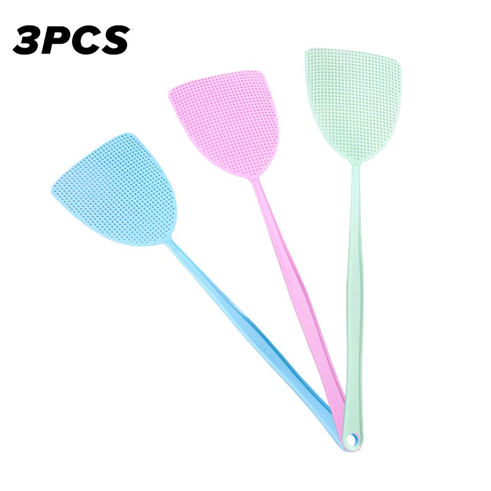 3 pz Schiaccia mosche Schiaccia mosche in plastica ispessita Controllo parassiti zanzare Insetticida Accessori per la casa e la cucina