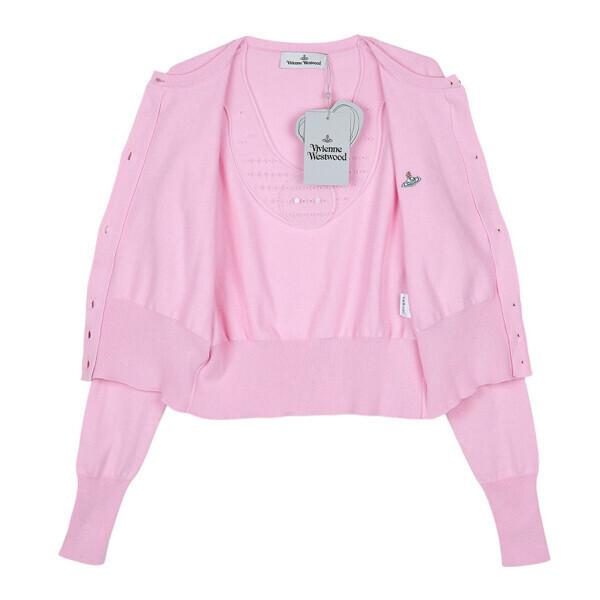Vivienne WeStwood Fw25 Women S Bear Crop Cardigan 1803002u