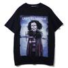 European and American Hip Hop Trendy Brand Summer New Men and Women with the Same Pure Cotton High Definition Funny Prince Print Crew Neck T-shirt