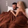 Couple Romantic Blankets Warm Cozy Shaggy Blanket-thickened King Size Waterproof Air Conditioning Blanket Home Sofa Bed Decor