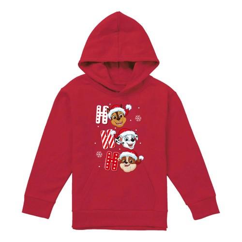 Paw Patrol Childrens/Kids Santa Hat Pullover Hoodie