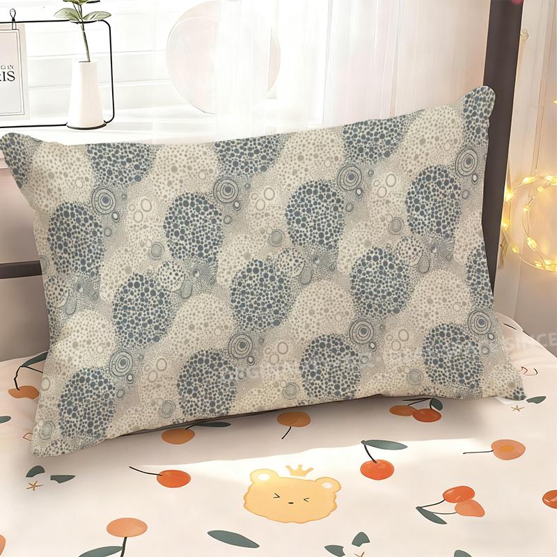 Colorful Circles Pillowcase Design Suitable For Sofa Bedroom Car Pillow Cover Cushion Rectangular Back Cushion