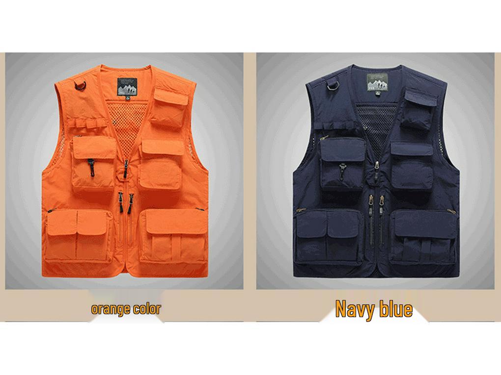 Men's 2019 Multi-Pocket Breathable Outdoor Workwear Vest