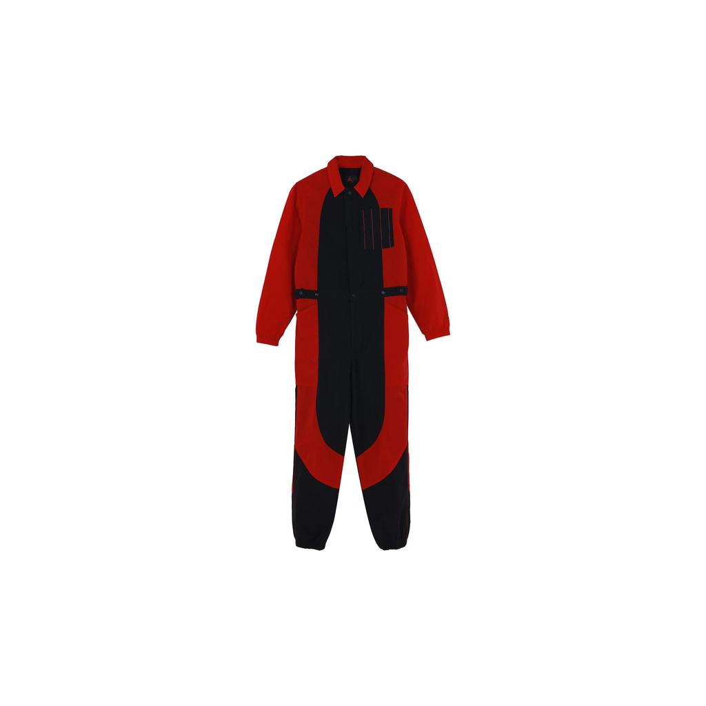Jordan Women's Woven Jumpsuit Red Black DJ2627-636