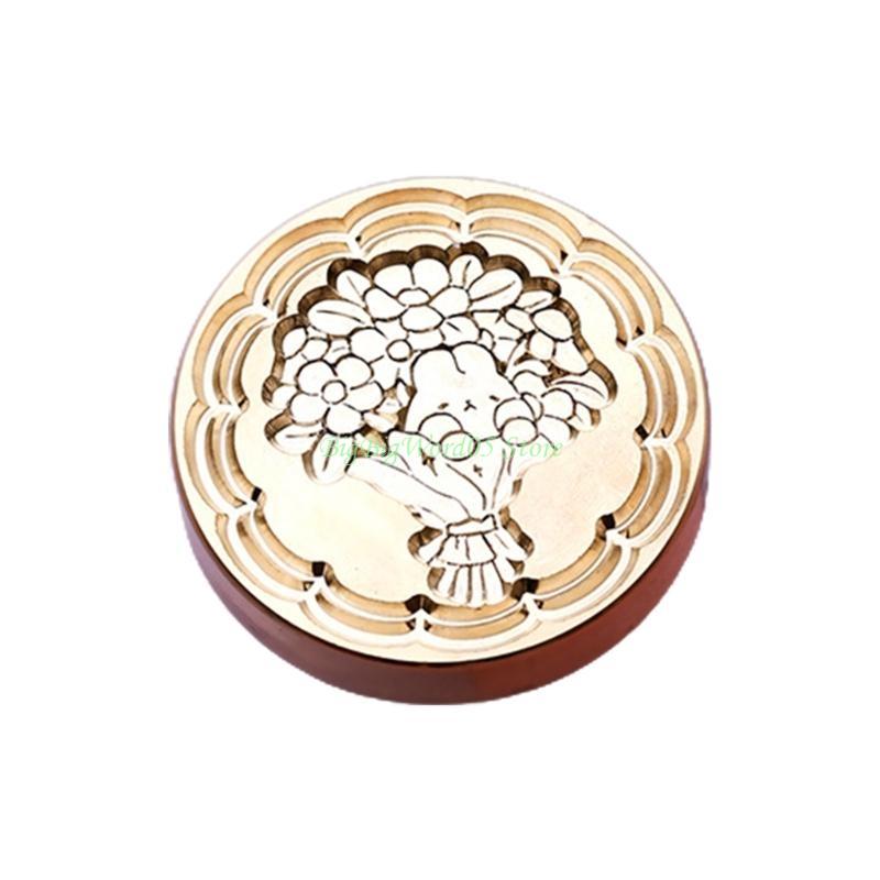 24TE Wax Seal Stamp Head Replacement Emboss Sealing Wax Scrapbooking Stamps Head Brass Sealing Stamp Head Wax Stamp Head Only