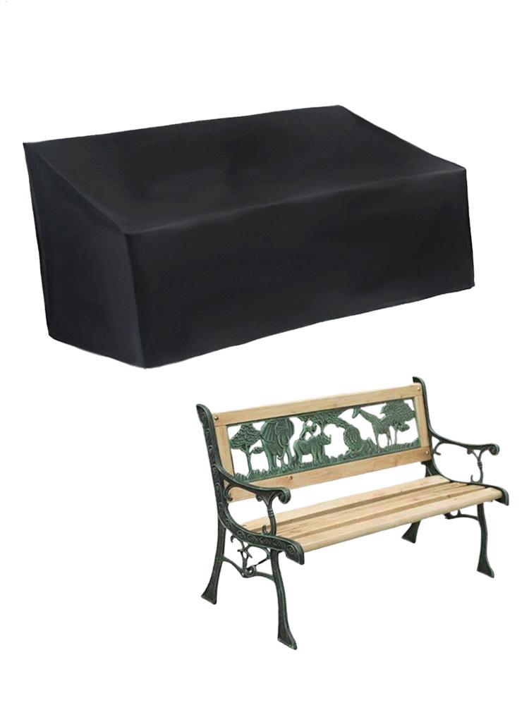 Outdoor Bench Cover Patio Furniture Cover Furniture Dust Protector Waterproof Chair Cover Oxford Fabric Garden Lawn Bench Cover