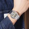 Luxury Men Watch Male Quartz Wristwatch Classic Black Gold Stainless Steel Band Simple Reloj Business Man Sports Calendar Clock