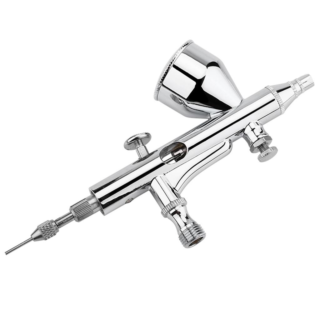 Dual Action Airbrush Kit 0.2mm 0.3mm 0.5mm Needle Art Spray Gun for Cake Nail Model