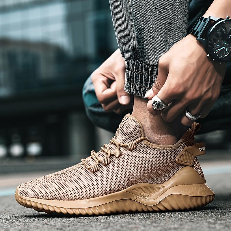 Summer 2026 Men Platform Sneakers Light Comfortable Sports Mesh Running White Casual Tennis Shoes Big Size Zapatillas Hombre