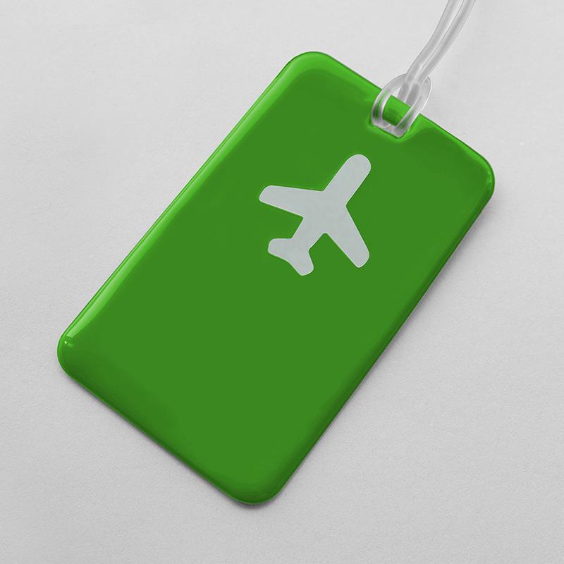 Macaron Color Series PVC Airport Luggage Tags  Business Trip Boarding Passes  Suitcase Tags  Luggage Tag for Lost Prevention