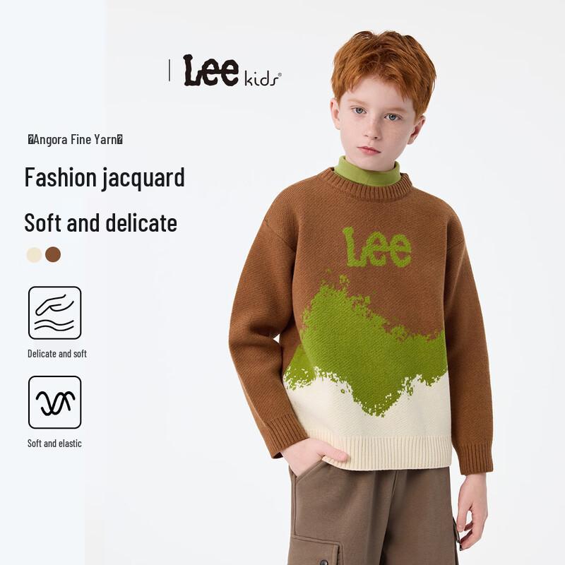 LeeKids Kids Warm Drop-Shoulder Round Neck Sweatshirt 160
