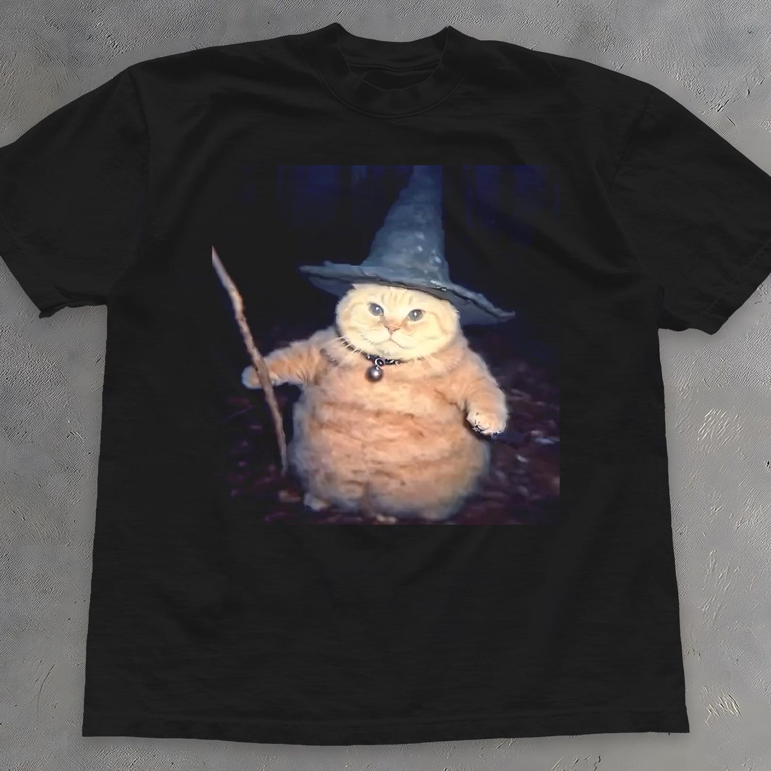 Funny Wizard Cat Shirt - Magic Kitty Meme T-Shirt 3XL