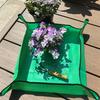 1pc Green Waterproof Gardening Mat for Succulents & Plants - Ideal for Potting, Soil Mixing & Balcony Plant Care