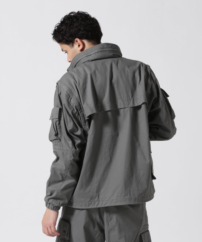 AVIREX PIGMENT 2WAY CARRIER JACKET Men's L Sage 783-5152004