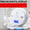 Carbon Monoxide Detector Alarm New Photoelectric Sensor Sound Warning LCD Digital Display Home Indoor CO Poisoning Siren