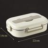 304 Paslanmaz Çelik Yalıtımlı Öğle Yemeği Kutusu Ofis Çalışanları Mühürlü Taşınabilir Öğle Yemeği Kutusu Çantalı Öğrenciler Çocuklar Ticari Bento Kutusu Seti